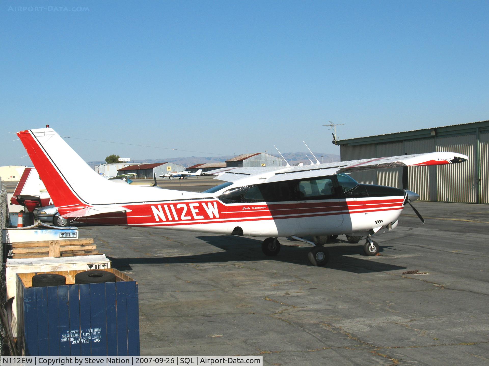 N112EW, 1974 Cessna T210L Turbo Centurion C/N 21060504, 1974 Cessna T210L @ San Carlos, CA