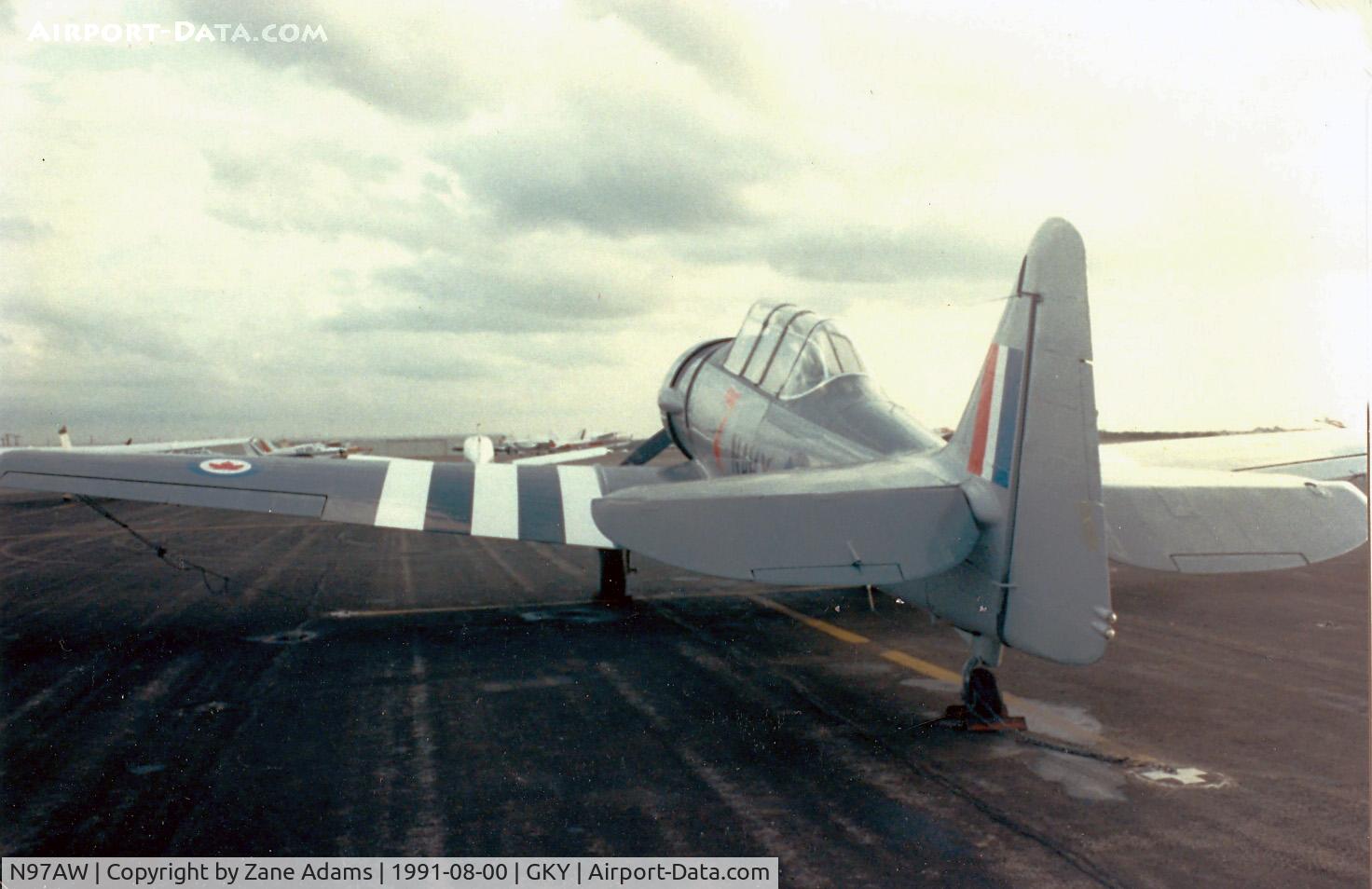 N97AW, 1940 North American AT-6 Harvard II C/N 66-2703, Tinker Toy - Reno Racer #7 at Arlington Municipal