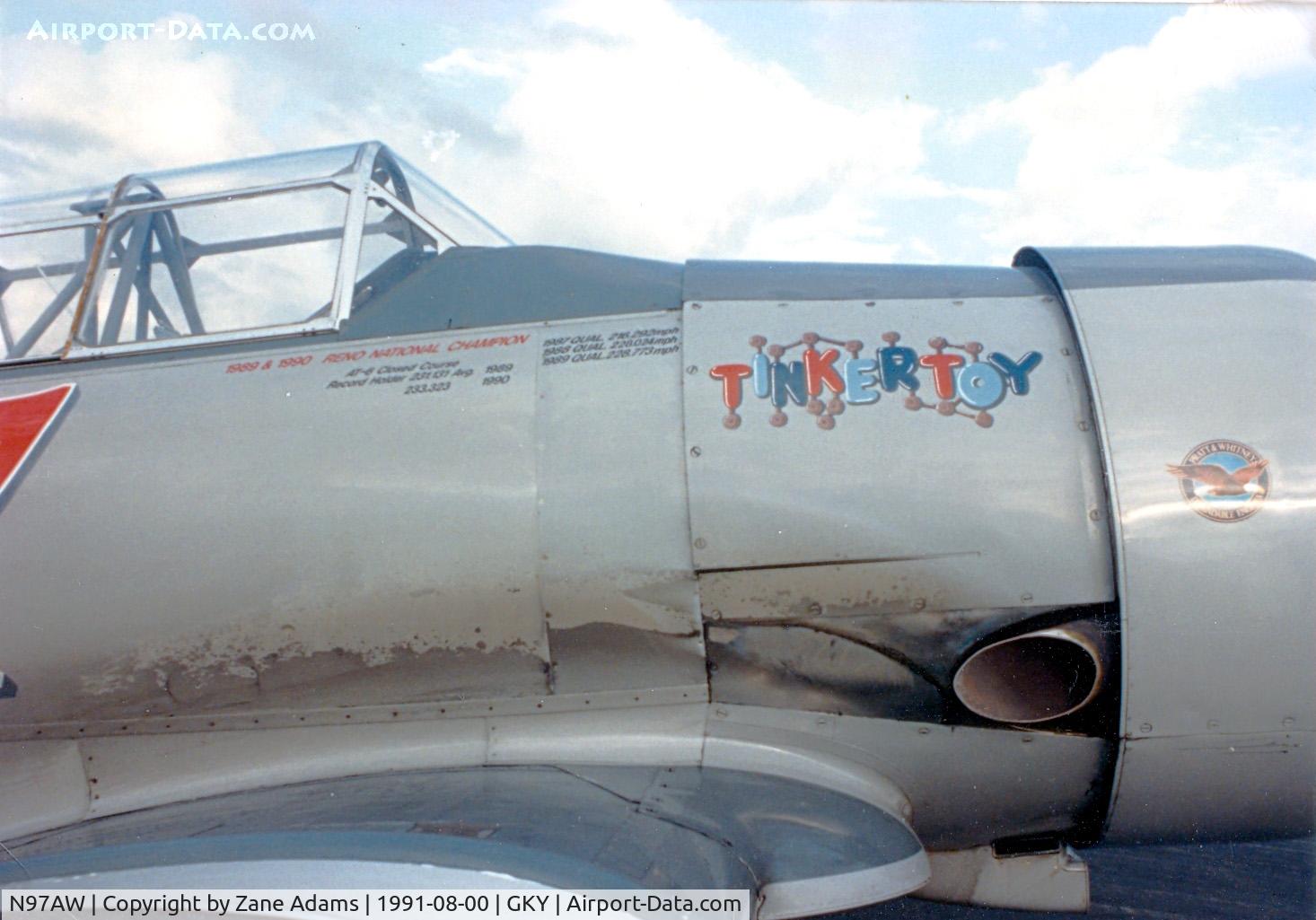 N97AW, 1940 North American AT-6 Harvard II C/N 66-2703, Tinker Toy - Reno Racer #7 at Arlington Municipal