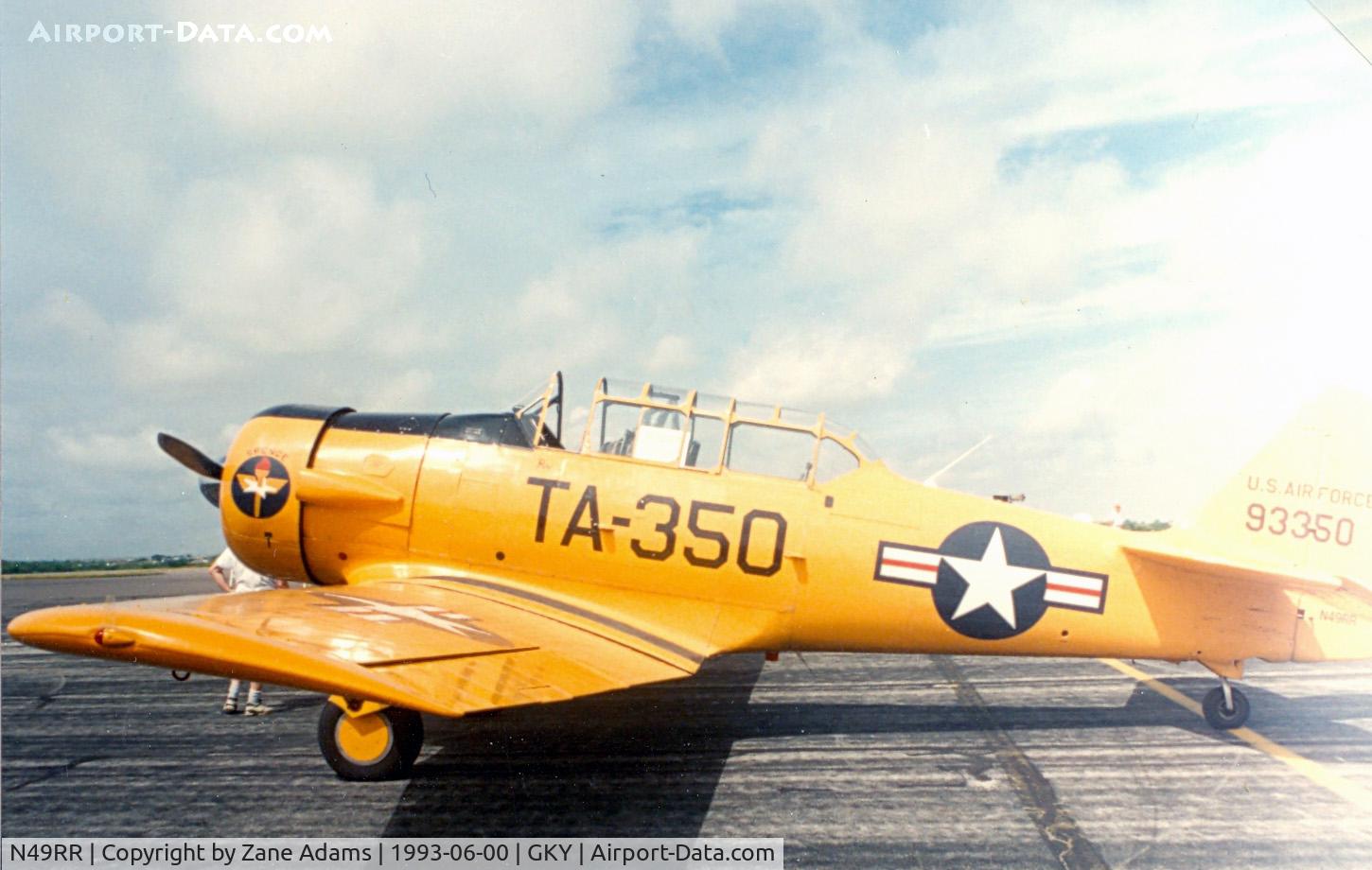 N49RR, 1952 North American T-6G Texan C/N 168-464, AT-6 at Arlington Municipal