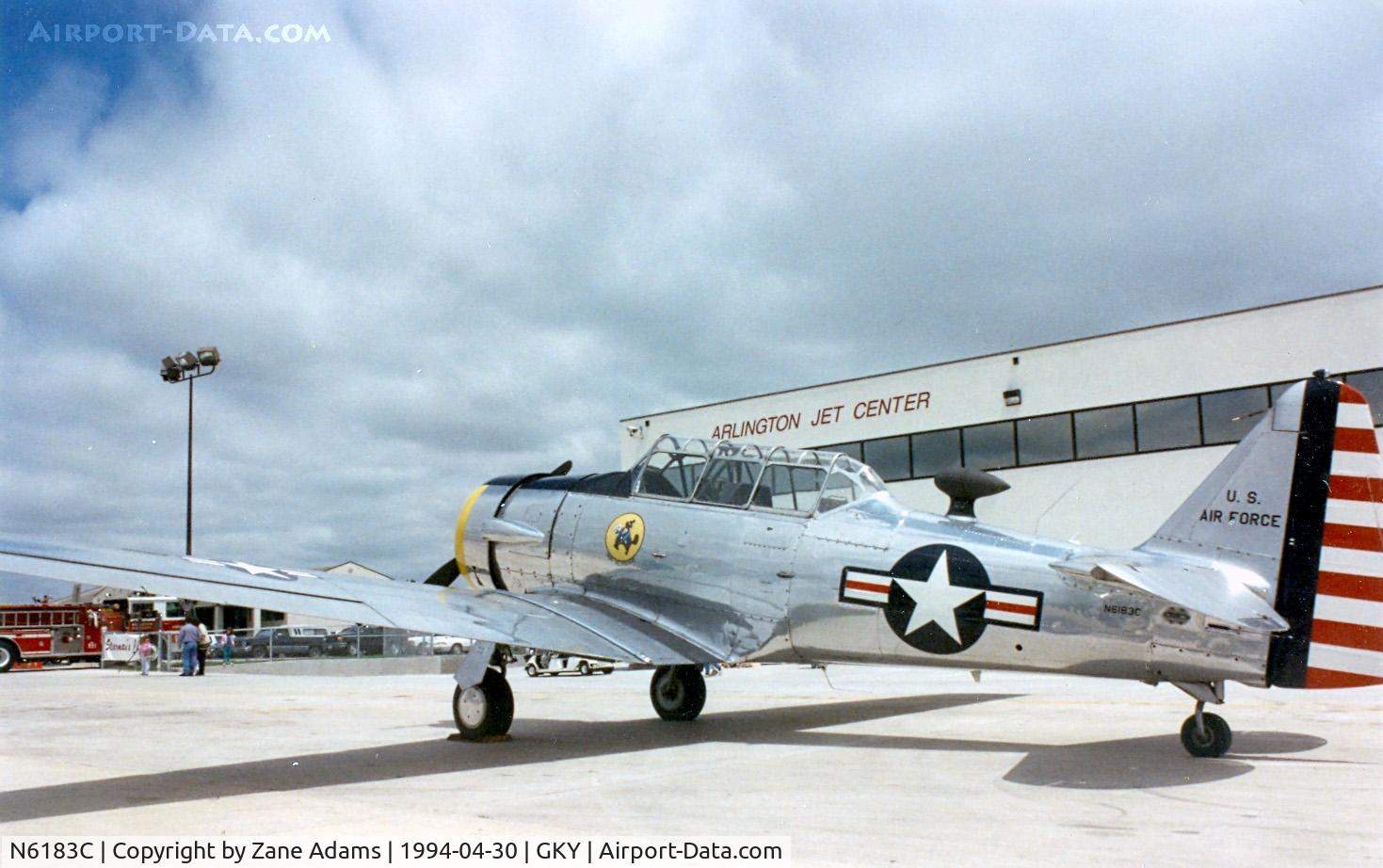 N6183C, North American T-6G Texan C/N 168-51, AT-6 at Arlington Municipal