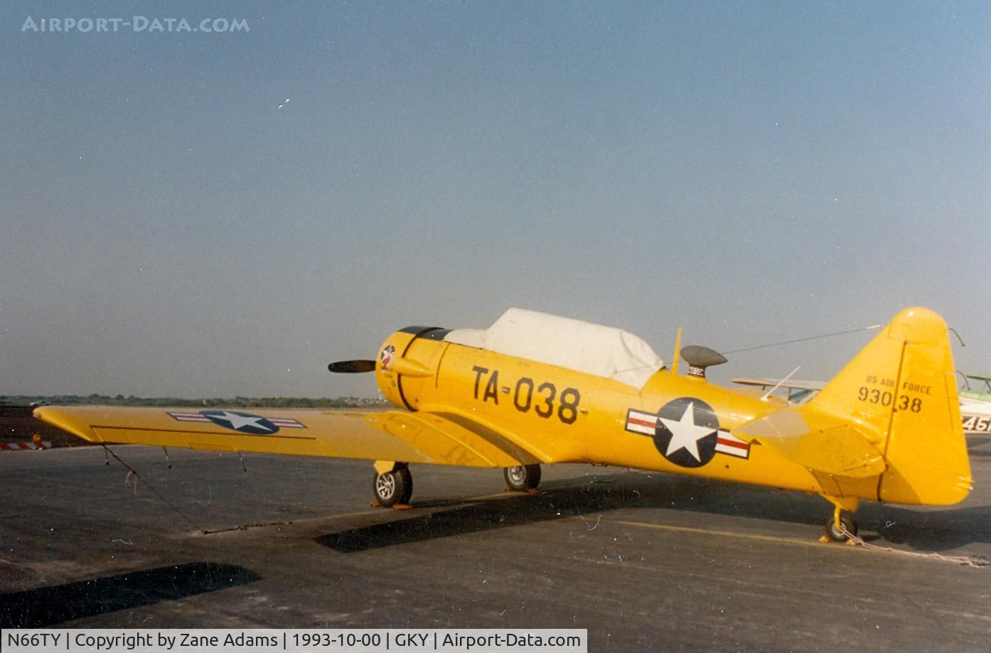 N66TY, North American T-6G Texan C/N 168-142, AT-6 at Arlington Municipal