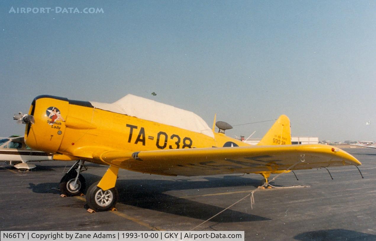 N66TY, North American T-6G Texan C/N 168-142, AT-6 at Arlington Municipal