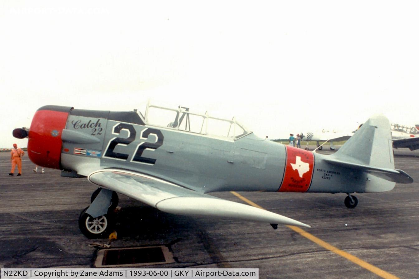 N22KD, North American AT-6C Texan C/N 88-13072, AT-6 at Arlington Municipal