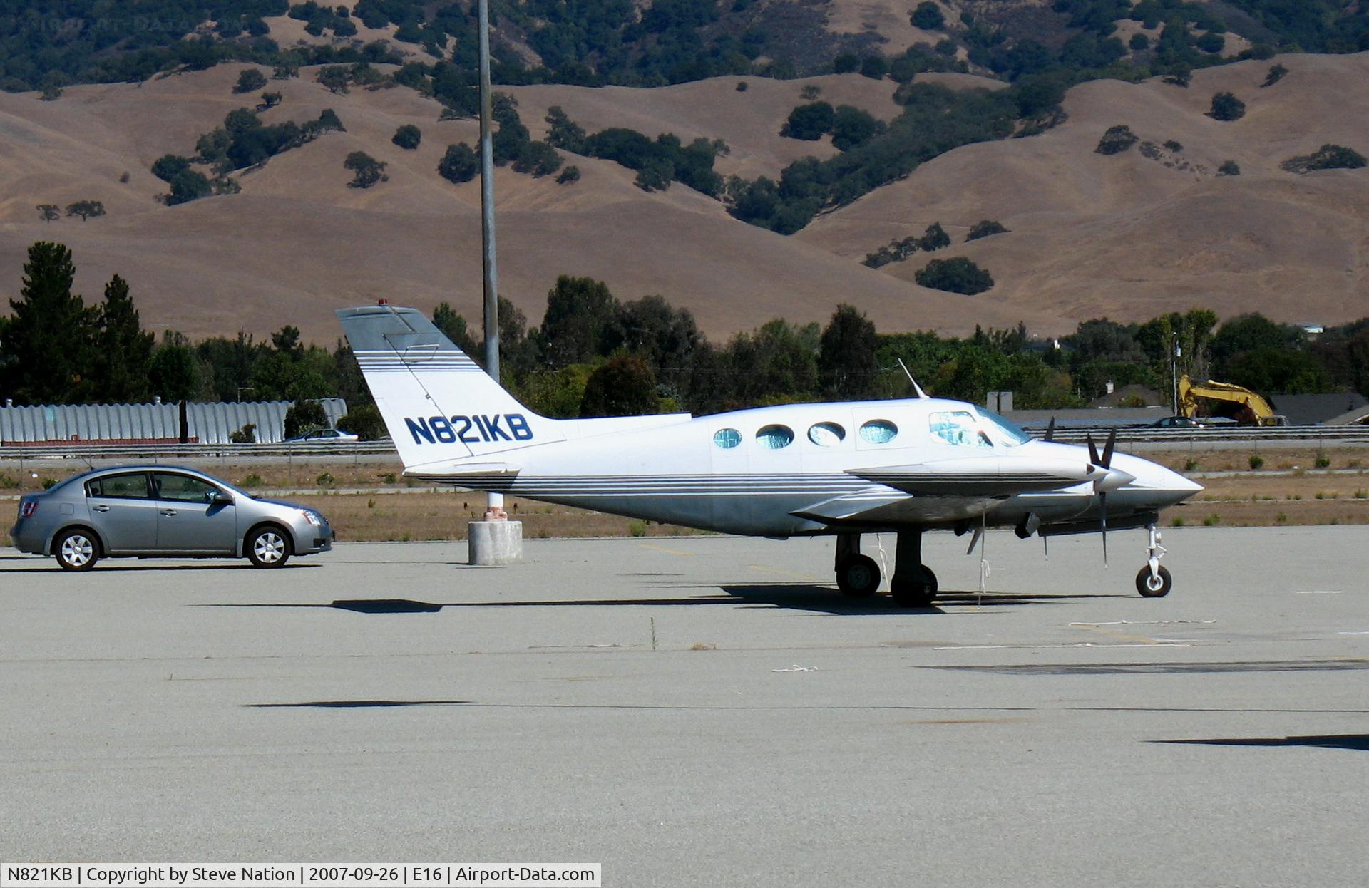 N821KB, 1966 Cessna 411 C/N 411-0201, 1966 Cessna 411 @ South County (Morgan Hill) Airport, CA