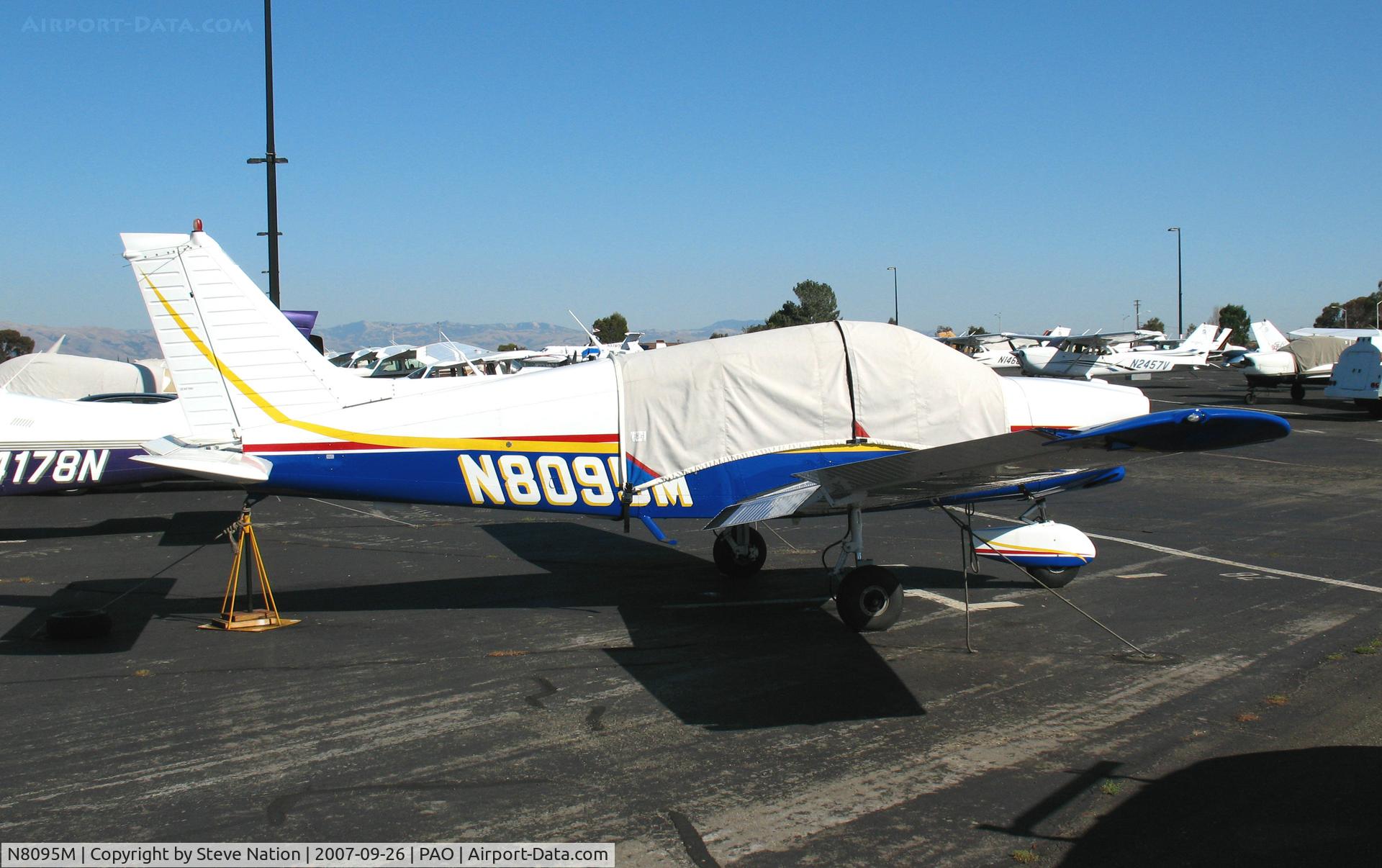 N8095M, Piper PA-28-236 Dakota C/N 28-7911332, Piper PA-28-236 (with cover) @ Palo Alto Airport, CA