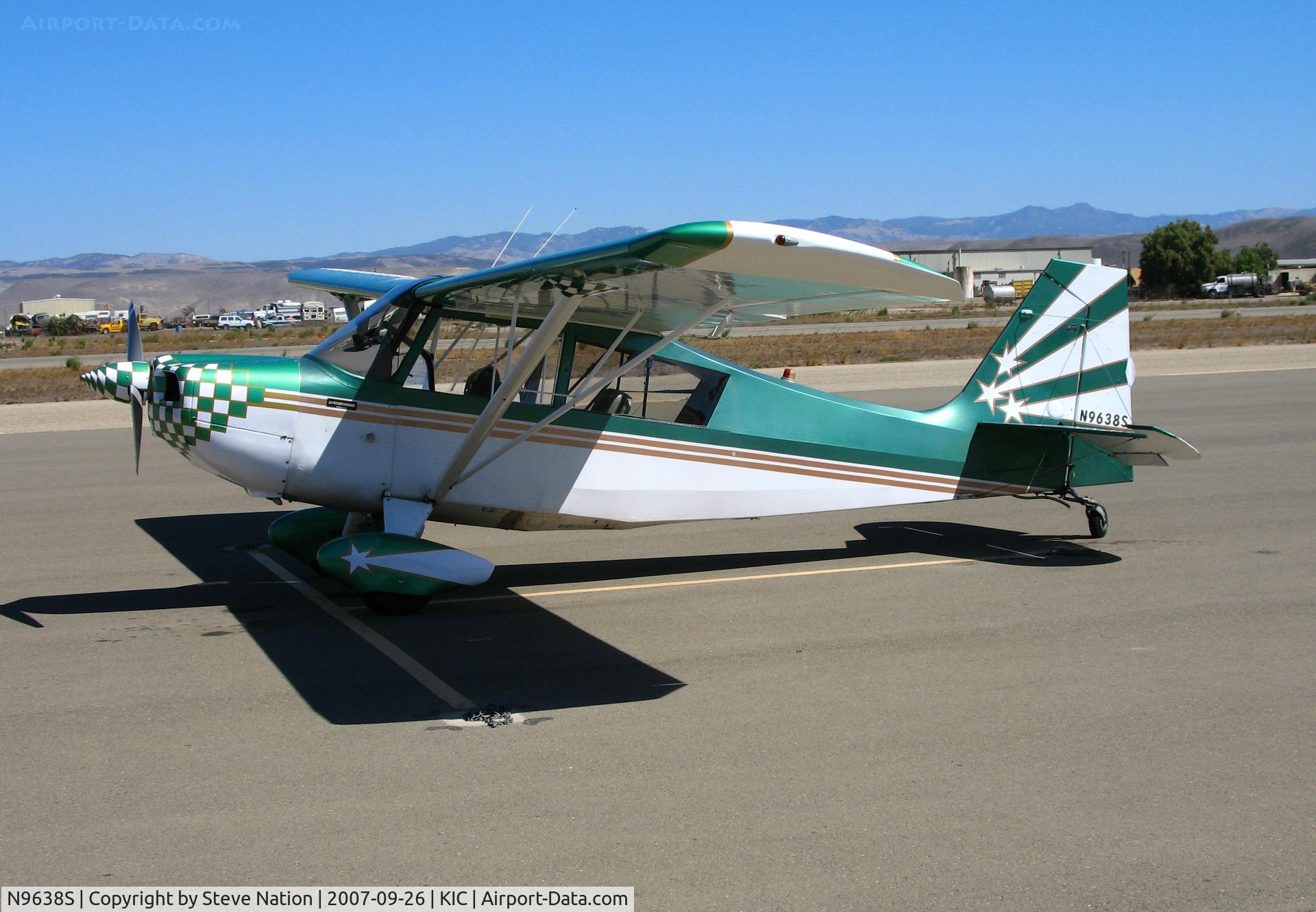 N9638S, 1966 Champion 7GCAA Citabria C/N 453, 1966 Champion 7GCAA @ Mesa del Rey (King City) Airport, CA