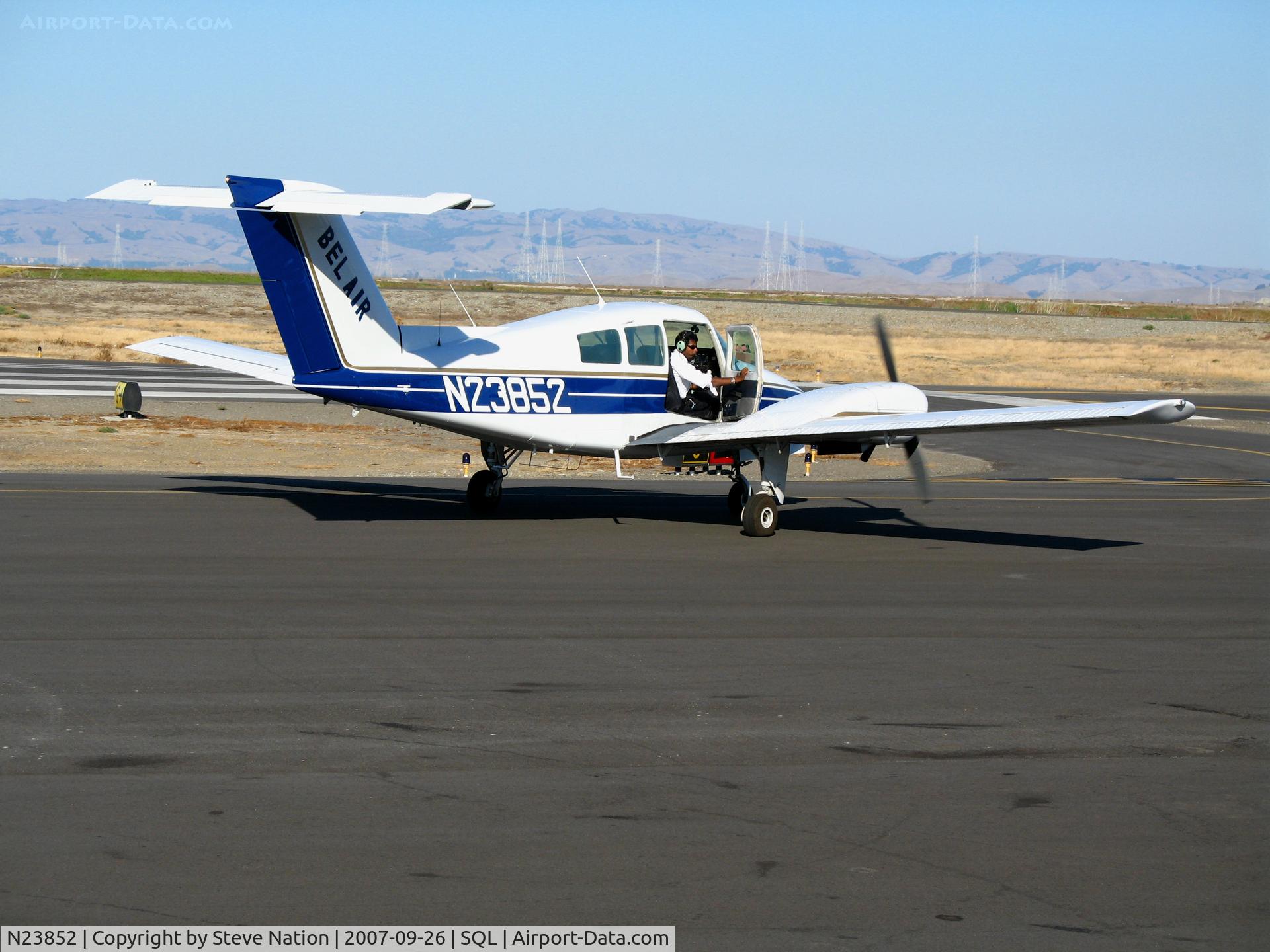N23852, 1978 Beech 76 Duchess C/N ME-15, Bel-Air 1978 Beech 76 crew training @ San Carlos Airport, CA