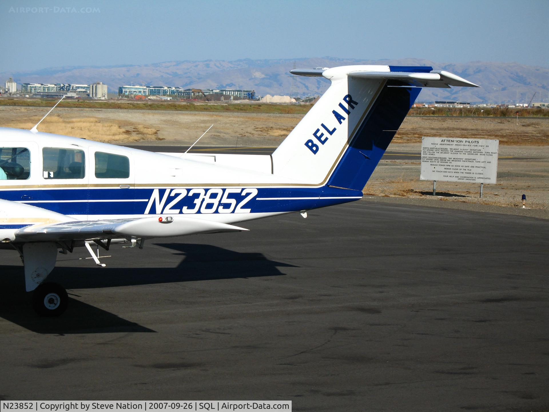 N23852, 1978 Beech 76 Duchess C/N ME-15, Bel-Air 1978 Beech 76 @ San Carlos Airport, CA