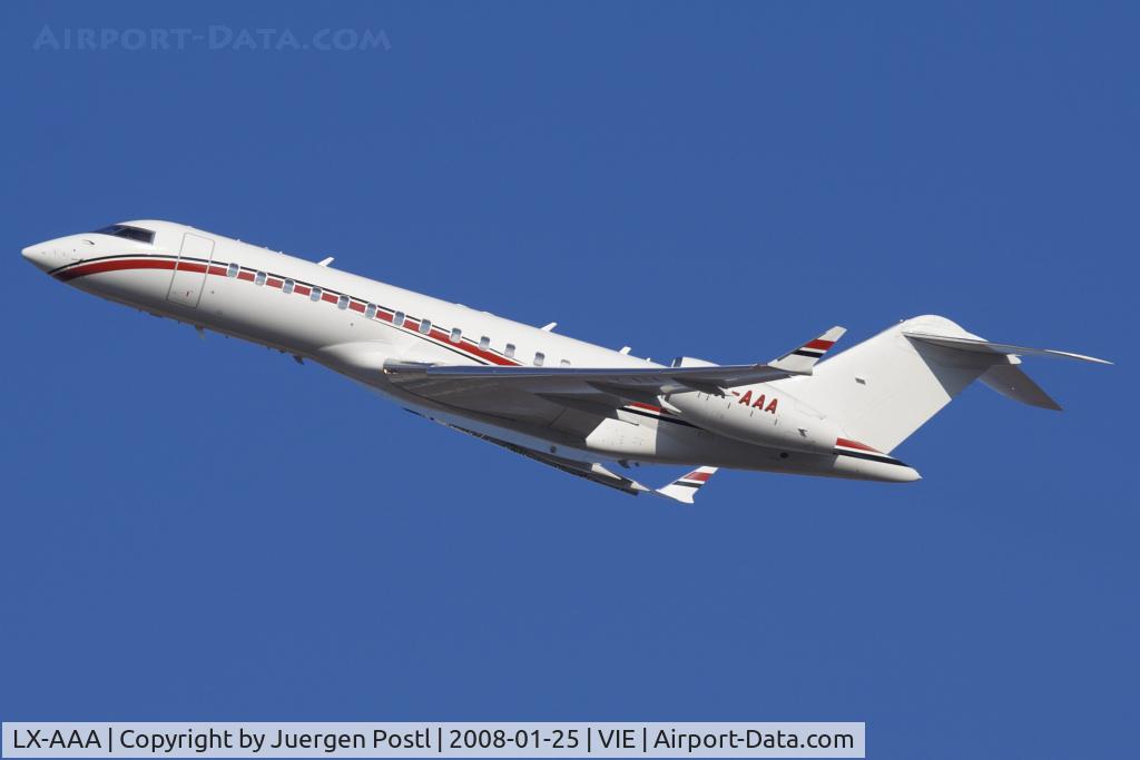 LX-AAA, 2004 Bombardier BD-700-1A10 Global Express C/N 9133, Bombardier BD-700 Global Express