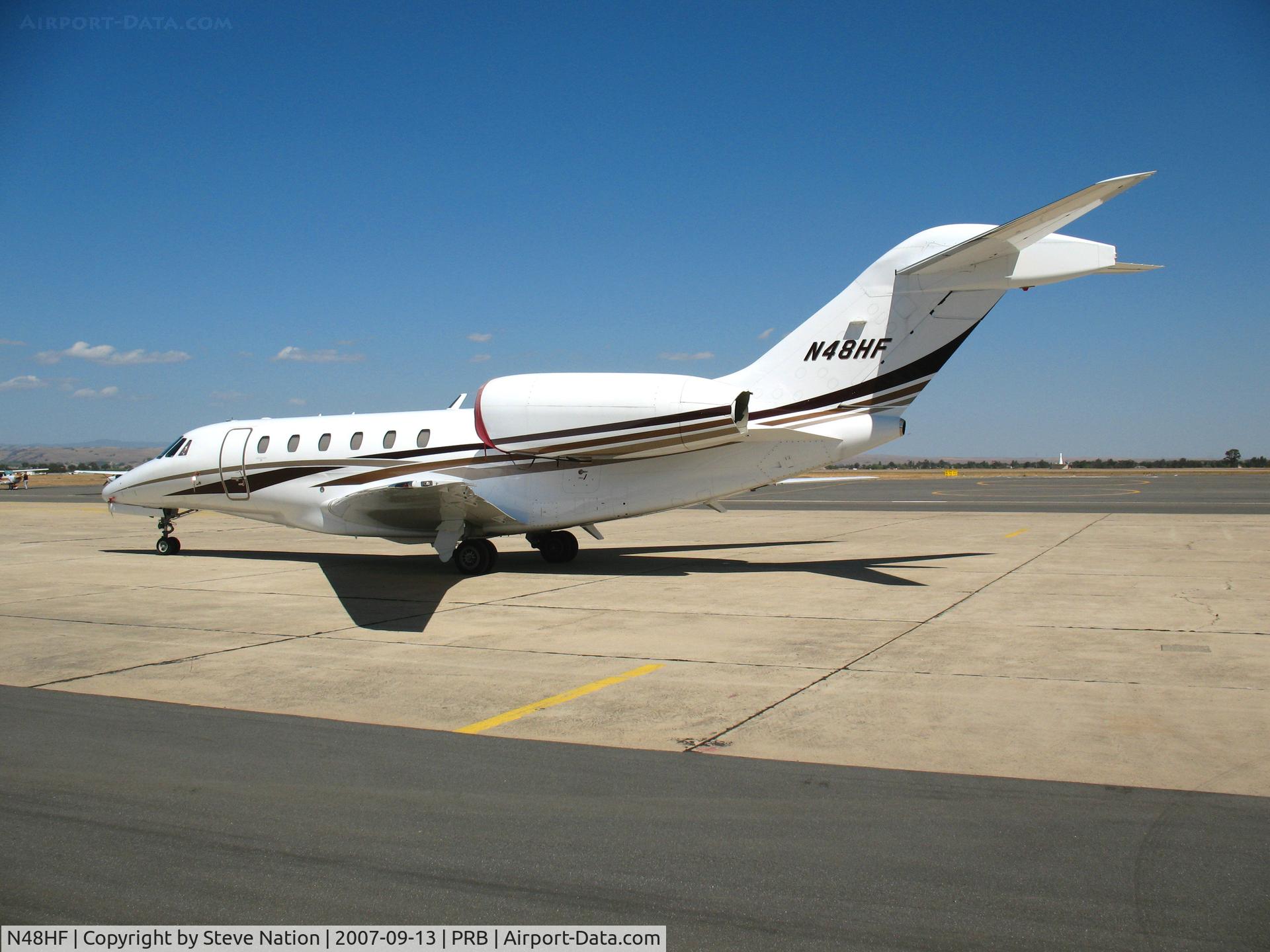 N48HF, 2003 Cessna 750 Citation X Citation X C/N 750-0220, 2003 Cessna 750 @ Paso Robles Municipal Airport, CA
