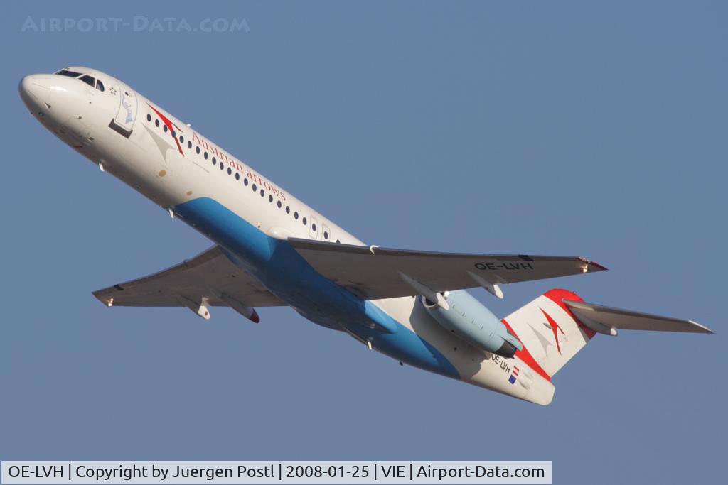 OE-LVH, 1993 Fokker 100 (F-28-0100) C/N 11456, Fokker Aircraft B.V. Fokker F28 Mk0100