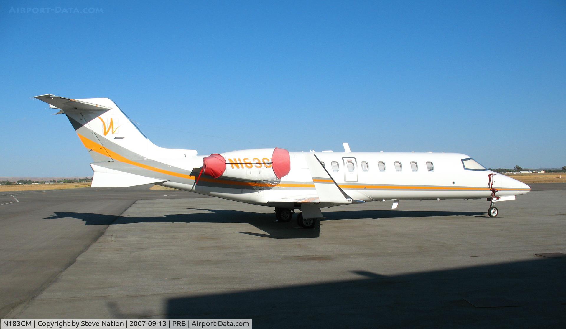 N183CM, 2001 Learjet 45 C/N 133, Fairmont Partners 2001 Learjet Inc 45 @ Paso Robles Municipal Airport, CA