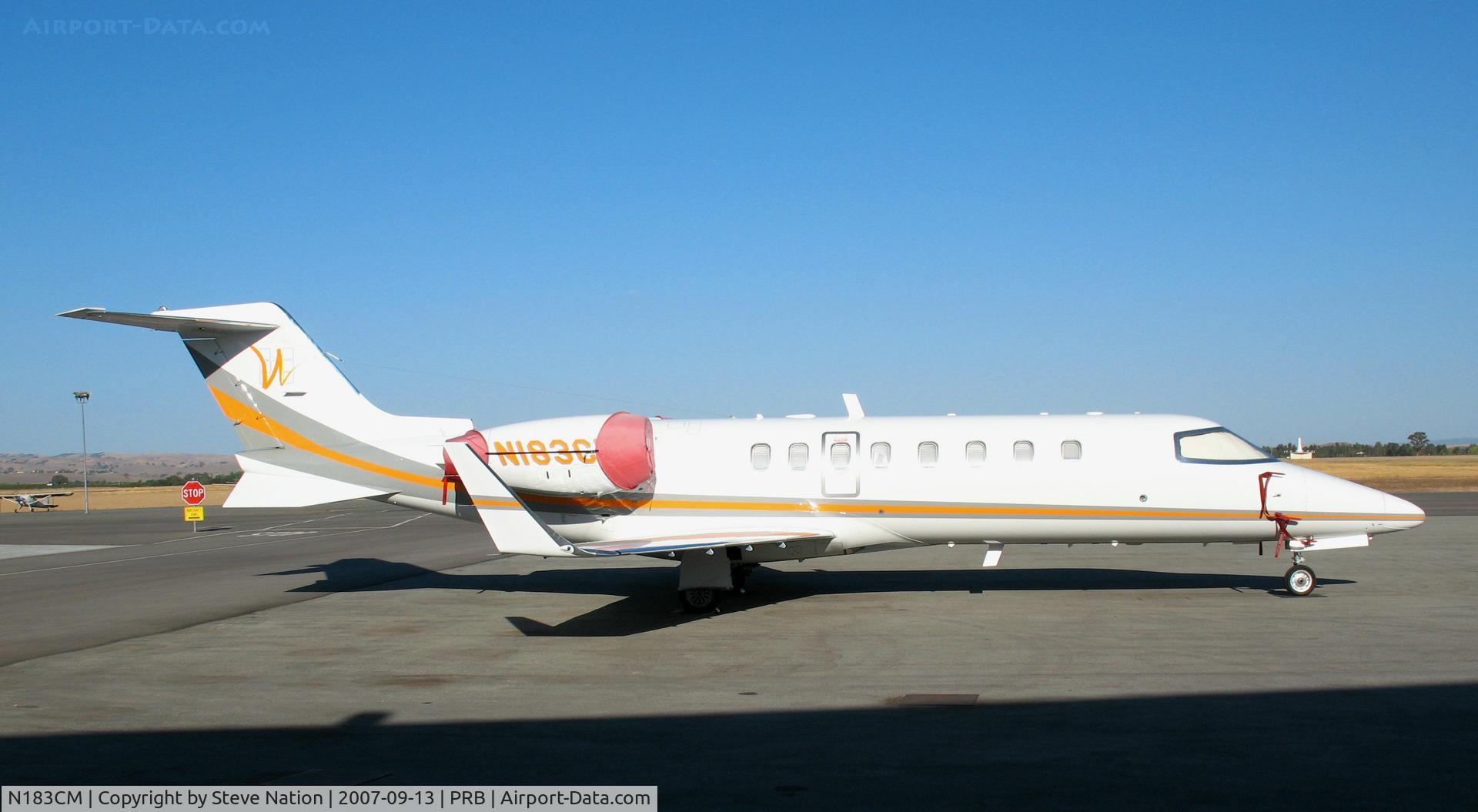 N183CM, 2001 Learjet 45 C/N 133, Fairmont Partners 2001 Learjet Inc 45 @ Paso Robles Municipal Airport, CA