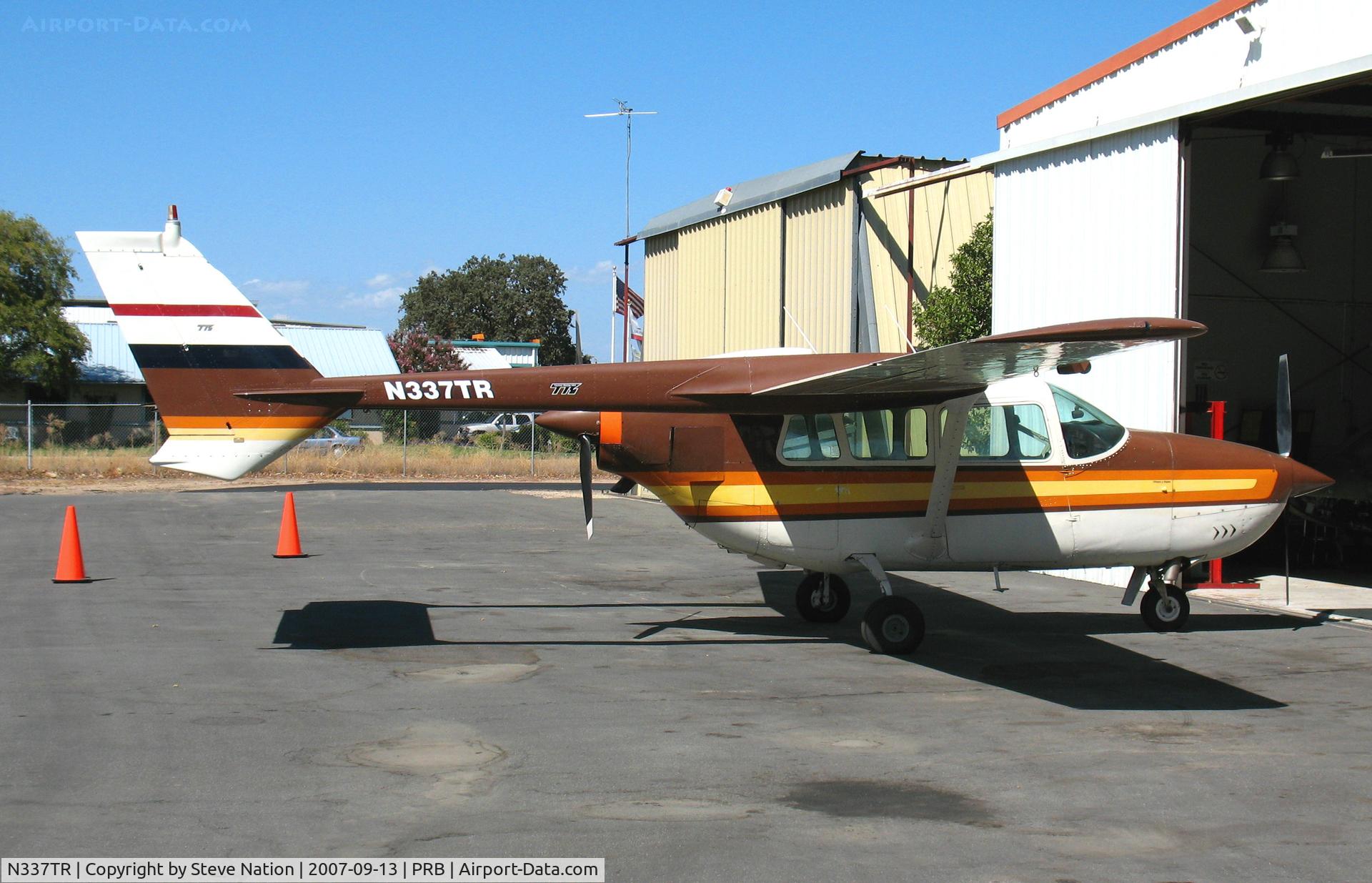 N337TR, 1967 Cessna T337B Turbo Super Skymaster C/N 337-0648, 1967 Cessna T337B @ Paso Robles Municipal Airport, CA