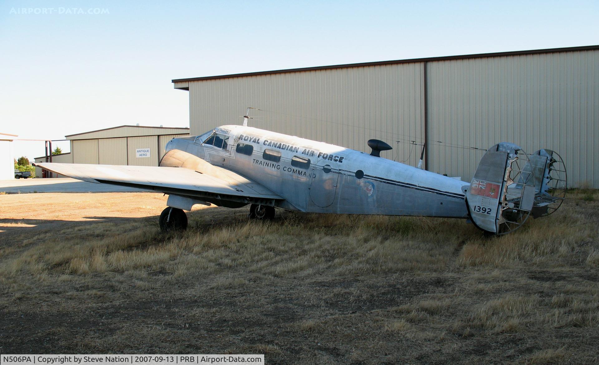 N506PA, 1944 Beech UC-45F C/N 7159, Derelict Royal Canadian Air Force Training Command No. 1392 Beech Expediter (UC-45) @ Paso Robles Municipal Airport, CA