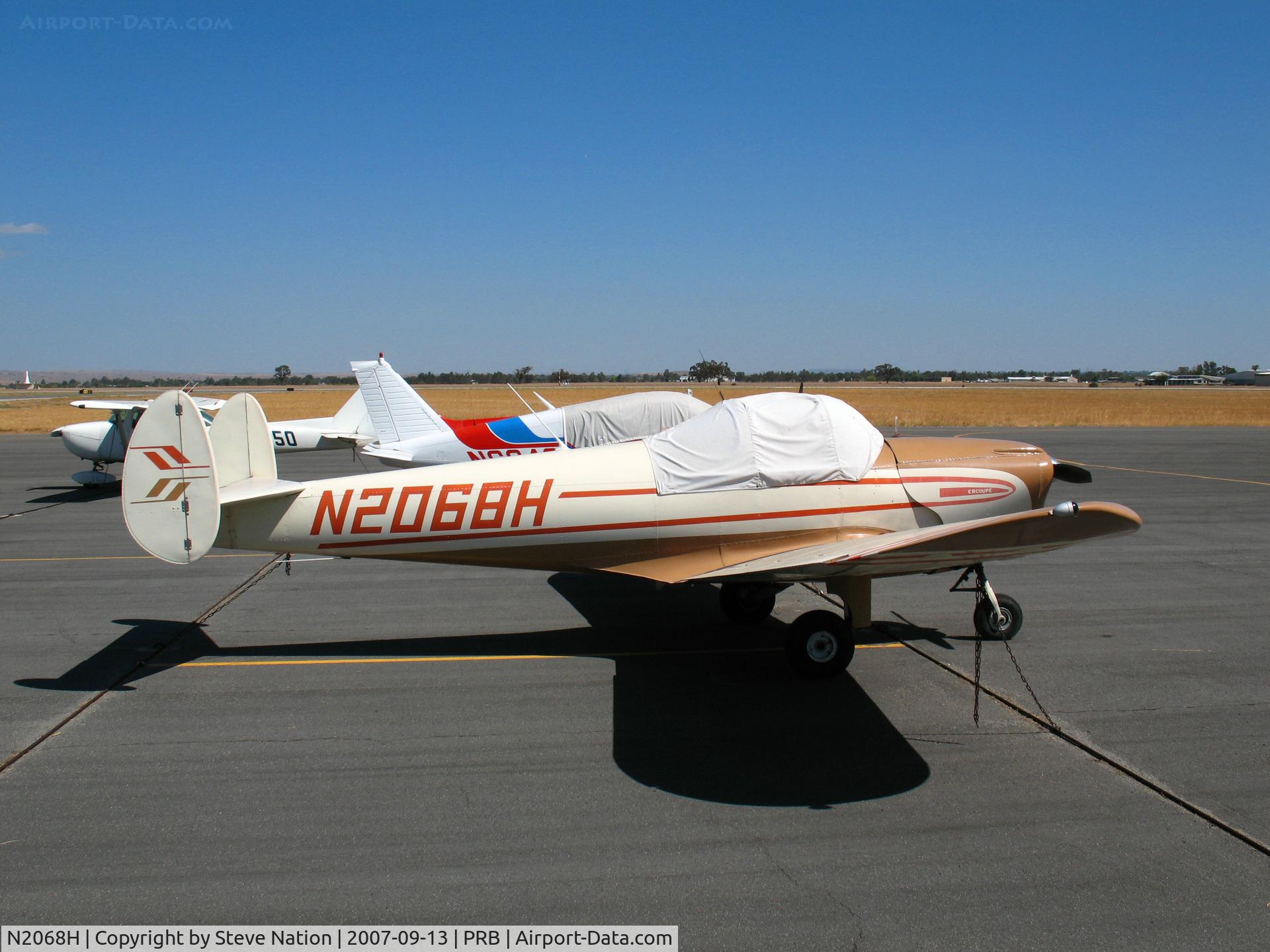 N2068H, 1946 Erco 415D Ercoupe C/N 2691, 1946 Engineering & Research ERCOUPE 415-D @ Paso Robles Municipal Airport, CA