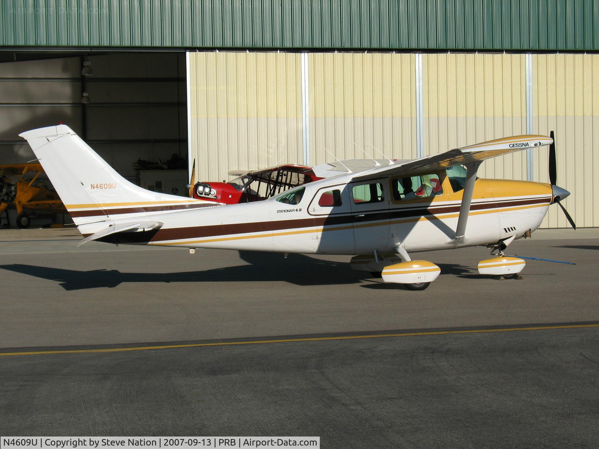N4609U, 1979 Cessna TU206G Turbo Stationair C/N U20605000, Jerden Corp. 1979 Cessna TU206G @ Paso Robles Municipal Airport, CA