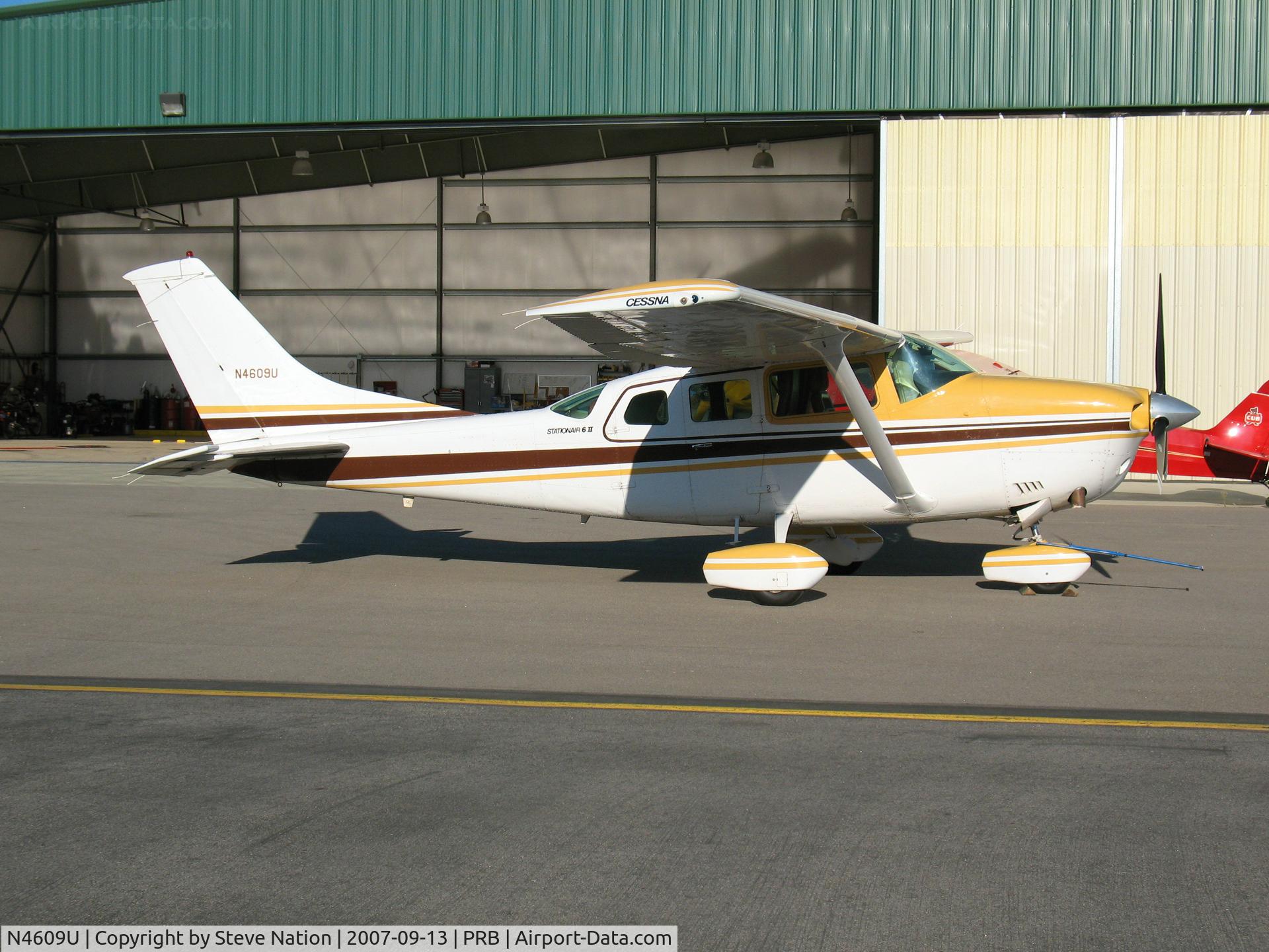 N4609U, 1979 Cessna TU206G Turbo Stationair C/N U20605000, Jerden Corp. 1979 Cessna TU206G @ Paso Robles Municipal Airport, CA
