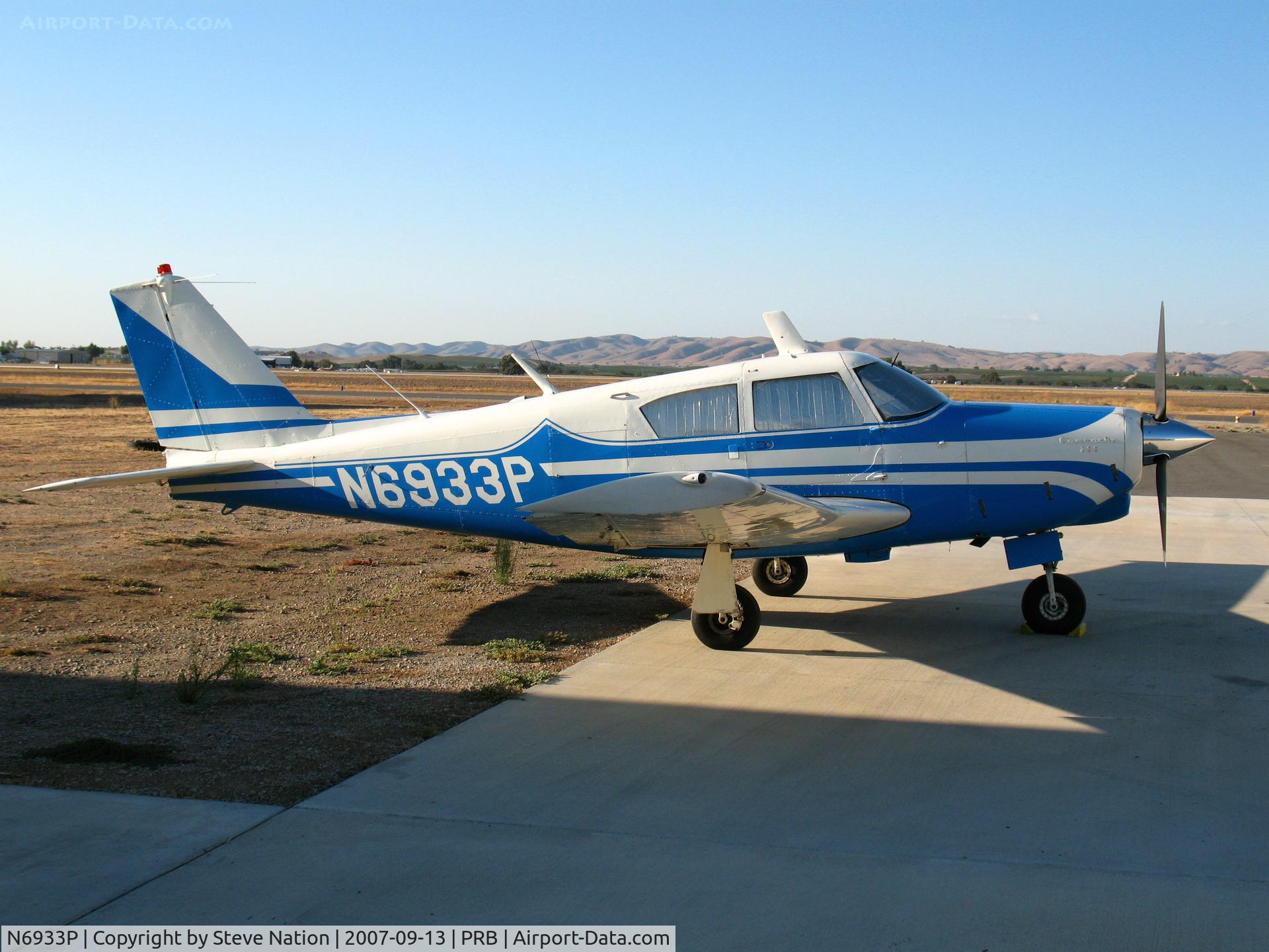 N6933P, 1960 Piper PA-24-250 Comanche C/N 24-2067, Like the sun and shadows on this 1960 Piper PA-24-250 @ Paso Robles Municipal Airport, CA