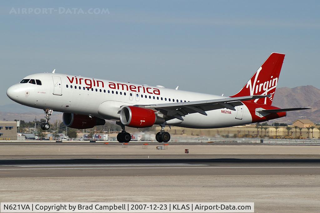 N621VA, 2005 Airbus A320-214 C/N 2616, Virgin America - 'Air Colbert' / 2006 Airbus A320-214