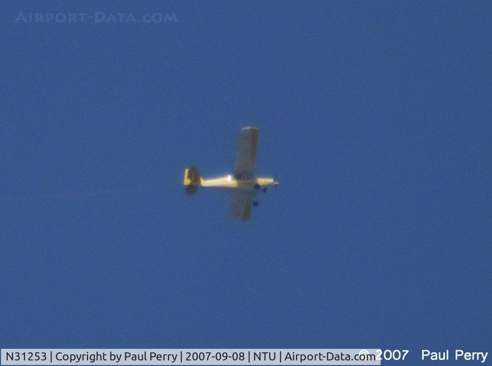 N31253, 1972 Bellanca 7GCAA C/N 250-72, Hard to see, she's a bit up there