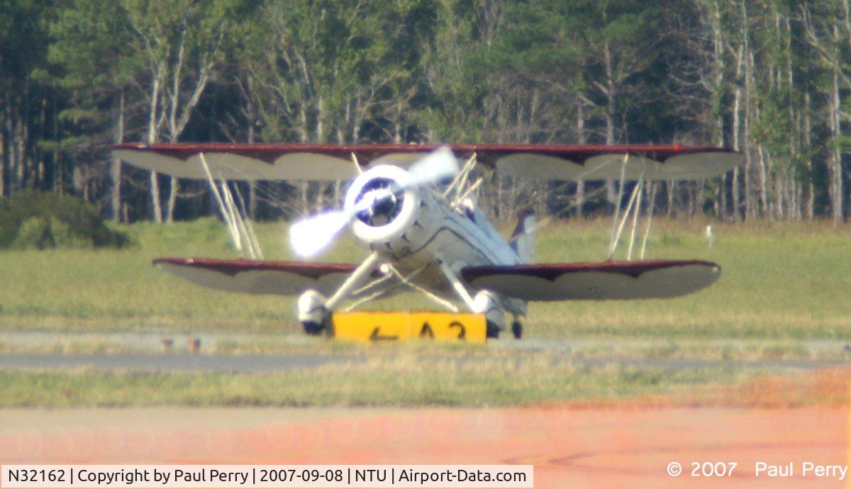 N32162, 1942 Waco UPF-7 C/N 5794, Taxiing in to take a break as the show gets underway