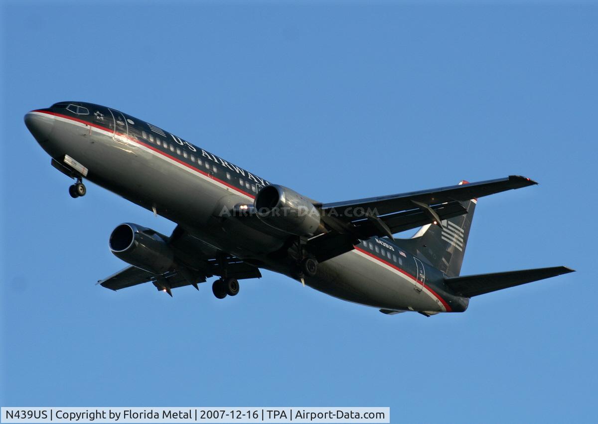 N439US, 1990 Boeing 737-4B7 C/N 24781, US Airways