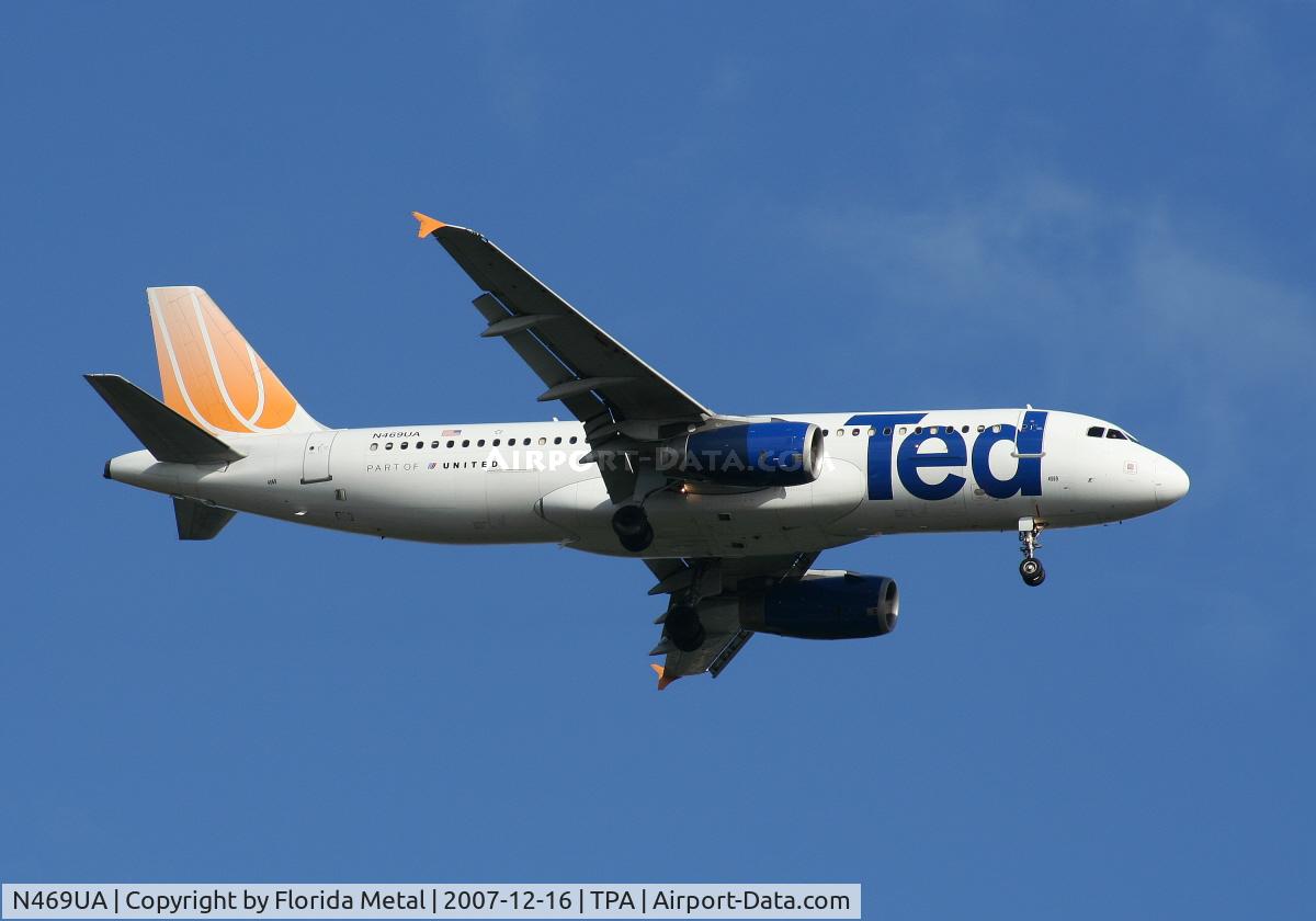 N469UA, 2001 Airbus A320-232 C/N 1409, Ted