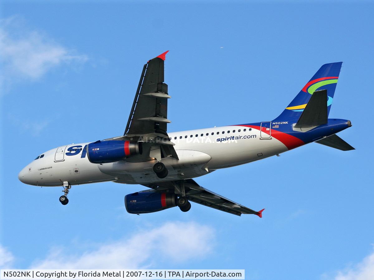 N502NK, 2005 Airbus A319-132 C/N 2433, Spirit