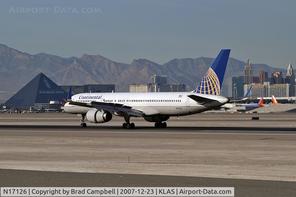 N17126, 1998 Boeing 757-224 C/N 27566, Continental Airlines / 1998 Boeing 757-224