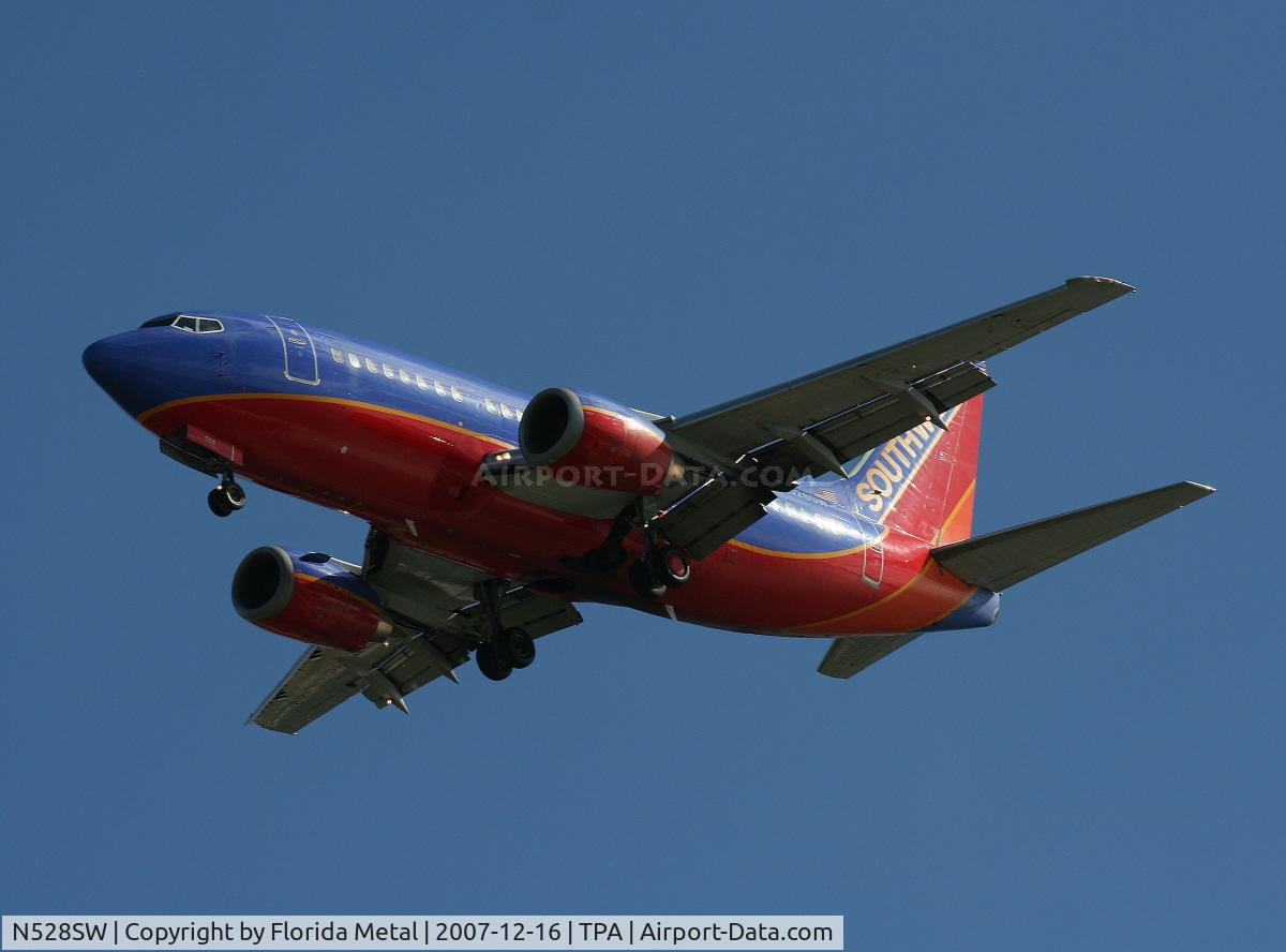 N528SW, 1992 Boeing 737-5H4 C/N 26570, Southwest