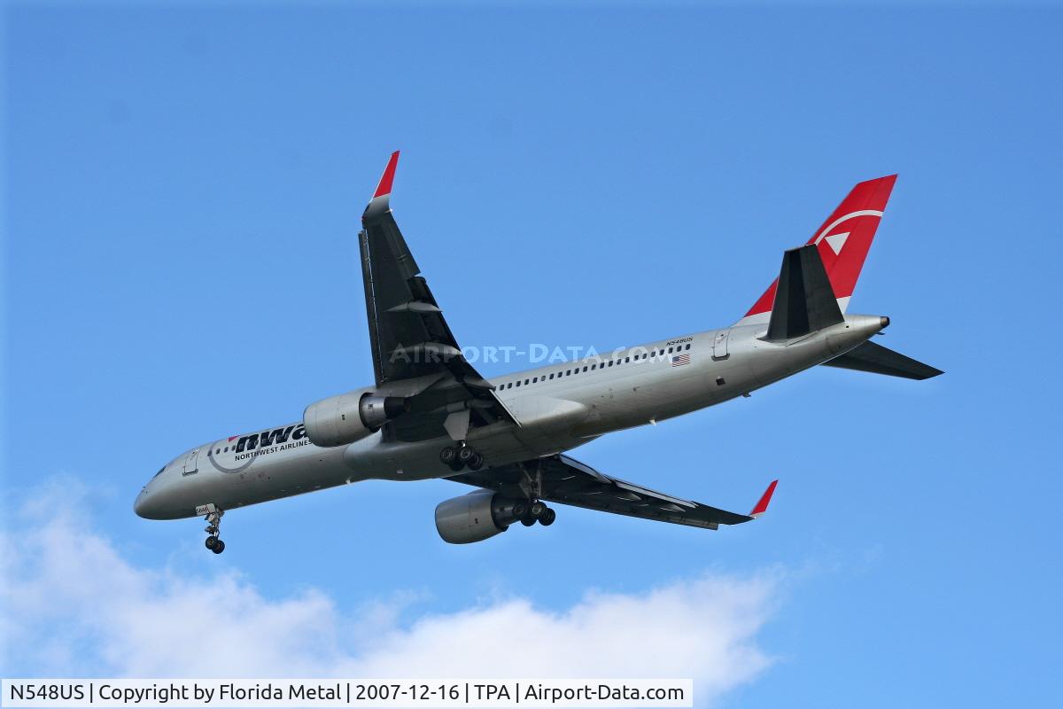 N548US, 1996 Boeing 757-251 C/N 26495, Northwest
