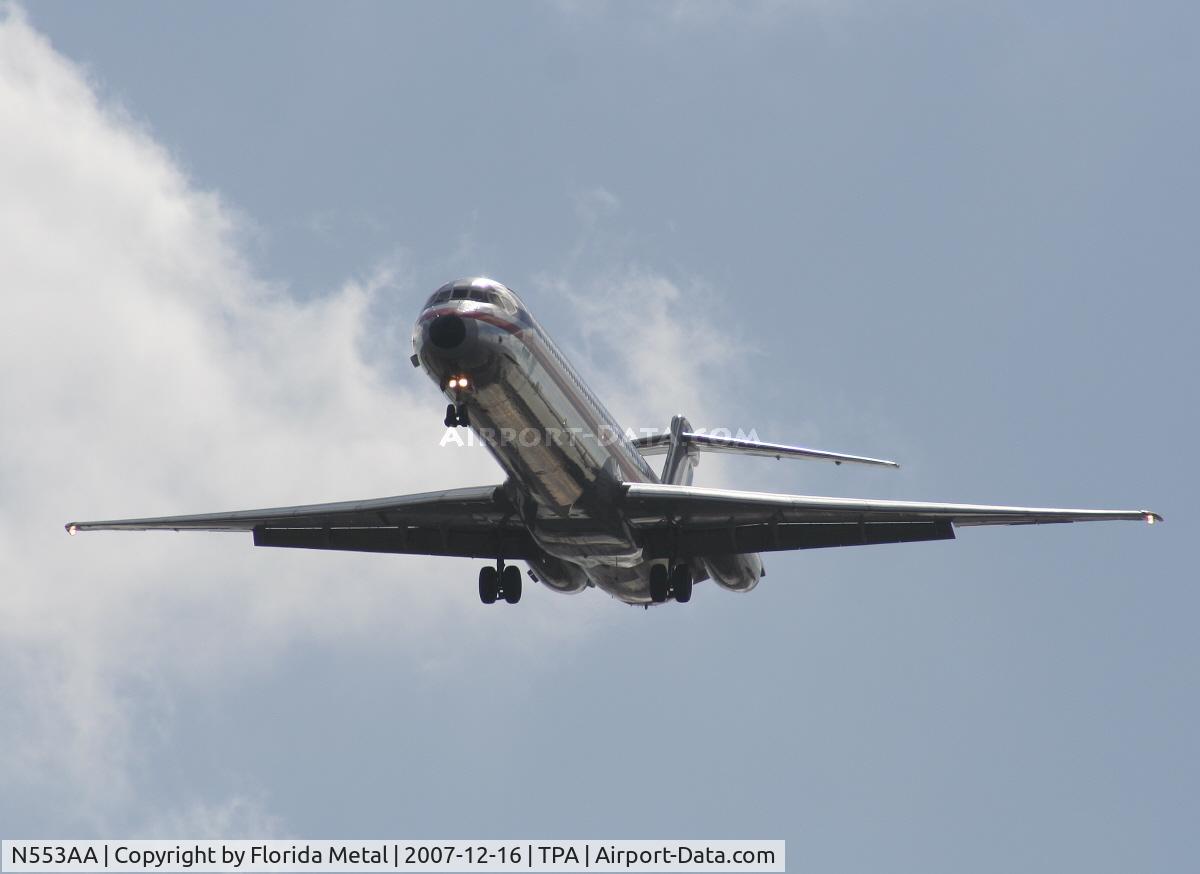 N553AA, 1991 McDonnell Douglas MD-82 (DC-9-82) C/N 53083, American