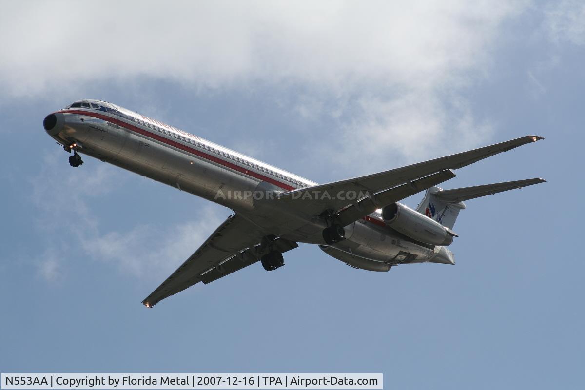 N553AA, 1991 McDonnell Douglas MD-82 (DC-9-82) C/N 53083, American