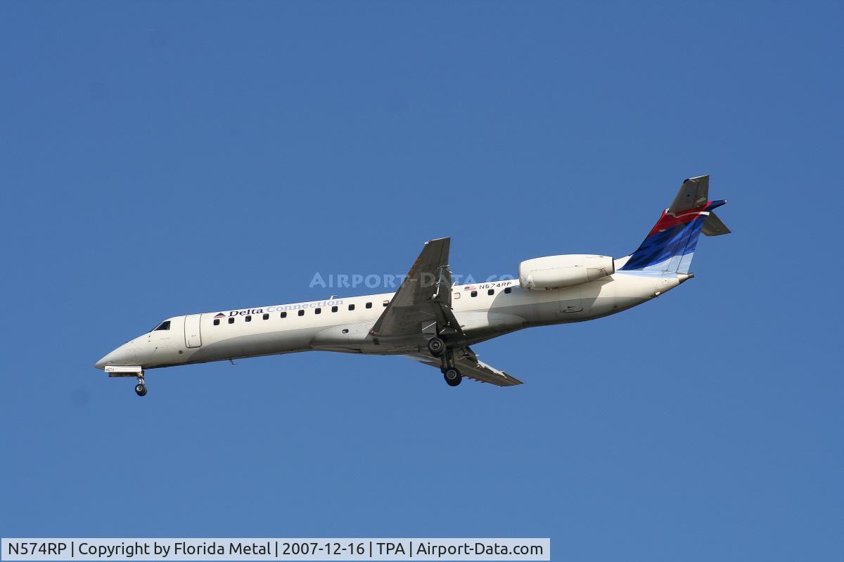 N574RP, 2004 Embraer ERJ-145LR (EMB-145LR) C/N 14500845, Delta Connection