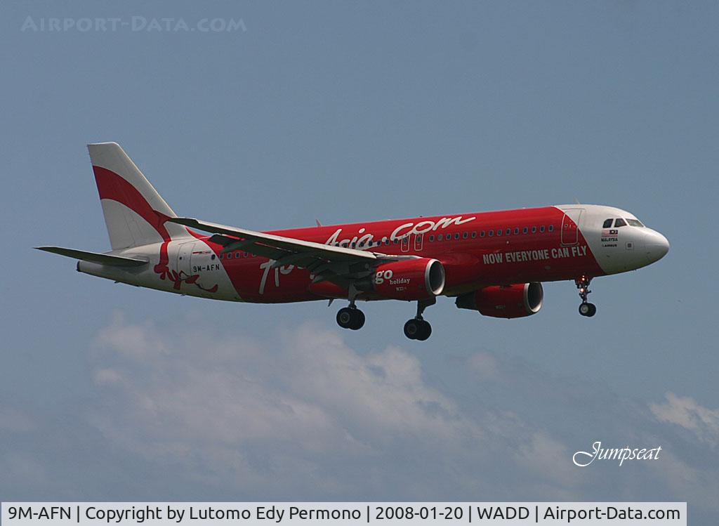 9M-AFN, 2006 Airbus A320-214 C/N 2956, Final RW 27 at WADD