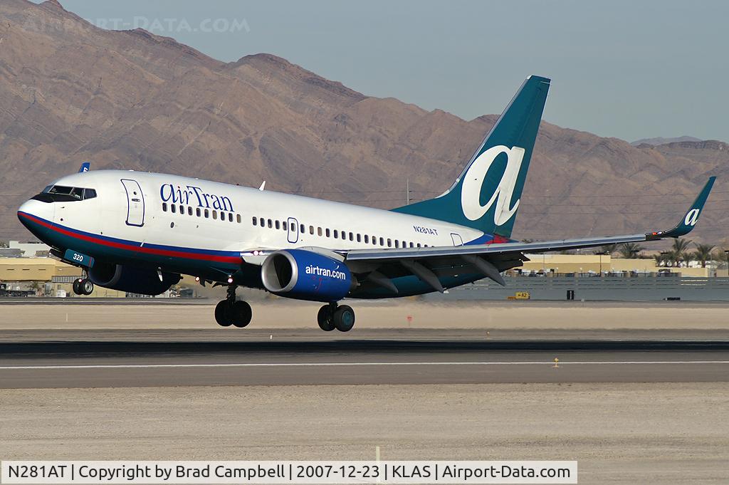 N281AT, 2006 Boeing 737-7BD C/N 33922, airTran / 2006 Boeing 737-7BD