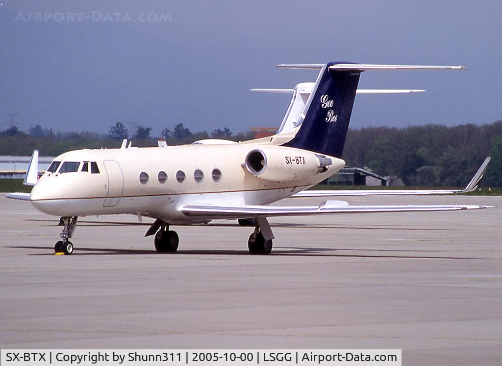 SX-BTX, 1975 Grumman G-1159 Gulfstream II C/N 171, Parked at the General Aviation apron