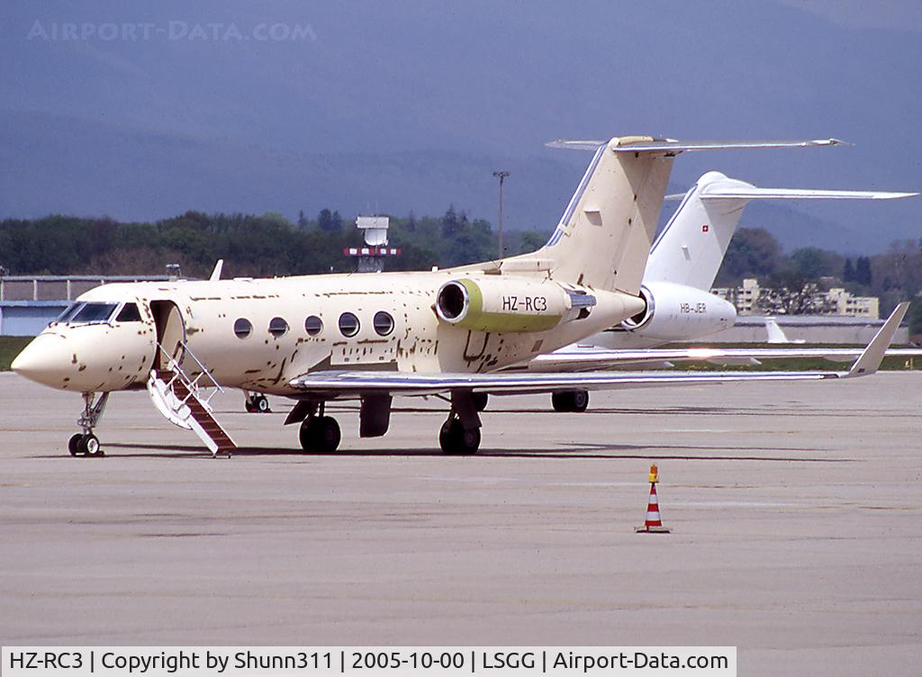 HZ-RC3, 1981 Grumman G1159A Gulfstream III C/N 331, Parked at the General Aviation apron after maintenance...