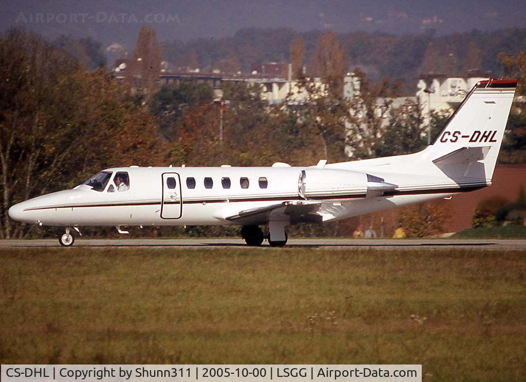 CS-DHL, 2004 Cessna 550 Citation Bravo C/N 550-1092, Ready for take off rwy 23