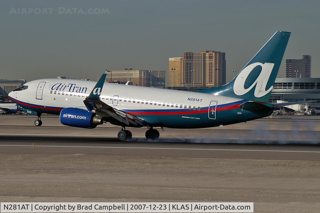 N281AT, 2006 Boeing 737-7BD C/N 33922, airTran / 2006 Boeing 737-7BD