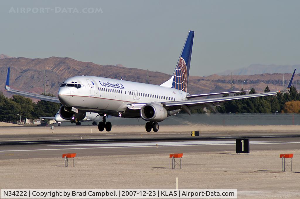 N34222, 1998 Boeing 737-824 C/N 28931, Continental Airlines / 1998 Boeing 737-824