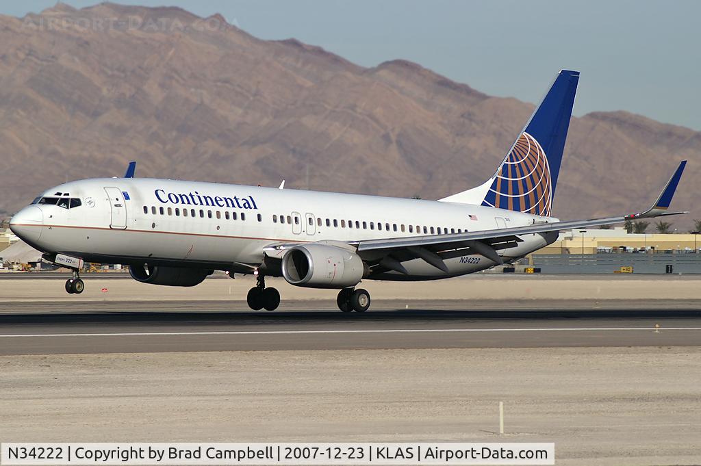 N34222, 1998 Boeing 737-824 C/N 28931, Continental Airlines / 1998 Boeing 737-824