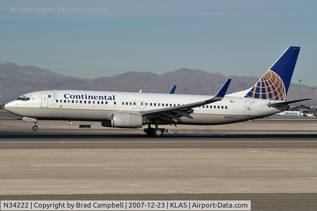 N34222, 1998 Boeing 737-824 C/N 28931, Continental Airlines / 1998 Boeing 737-824