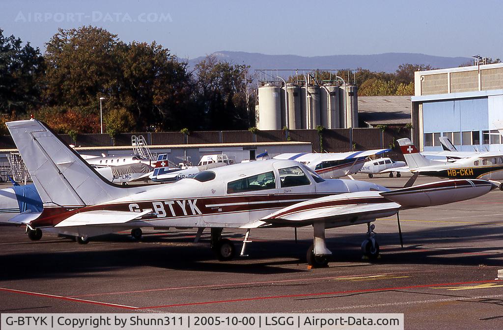 G-BTYK, 1975 Cessna 310R C/N 310R-0138, Parked at the General Aviation apron