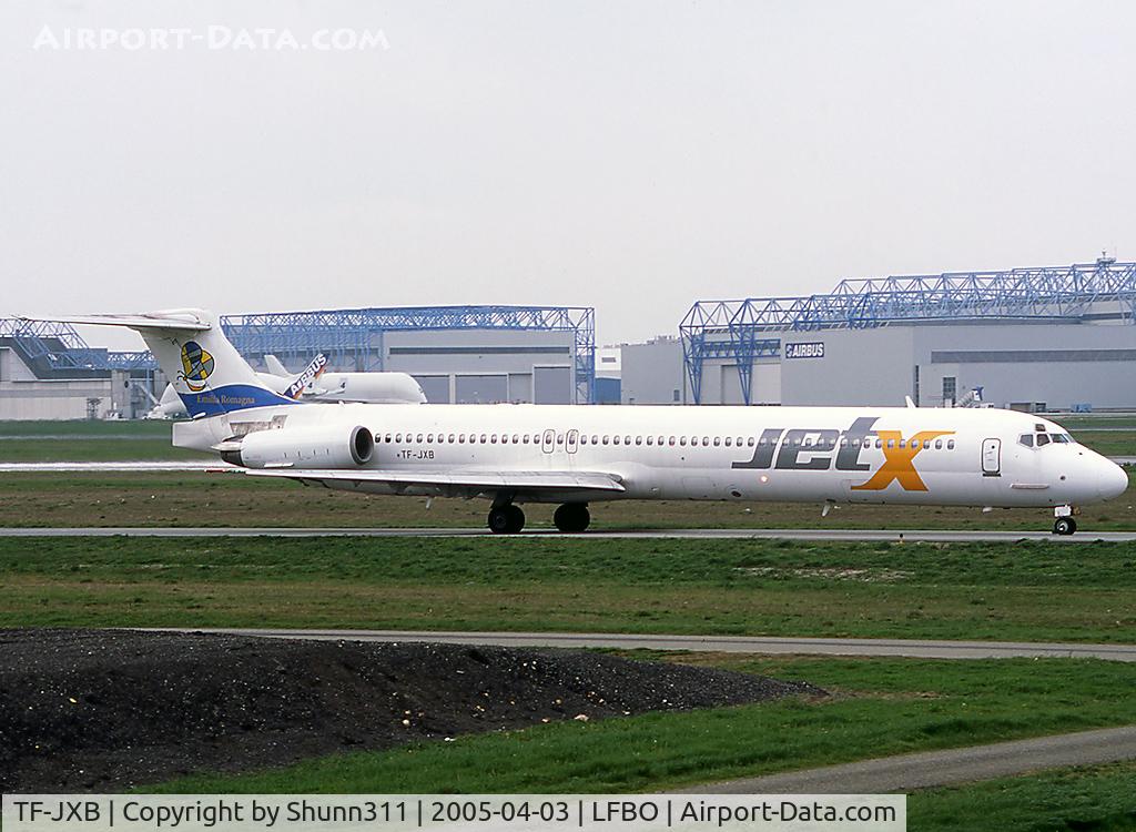 TF-JXB, 1989 McDonnell Douglas MD-82 (DC-9-82) C/N 49909, Rolling holding point rwy 14L for departure... EAL flight this day...