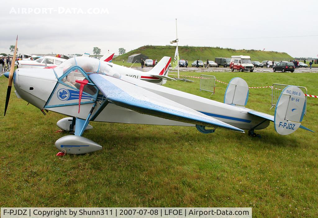 F-PJDZ, Nord NC-858S C/N 64, Displayed during LFOE Airshow 2007