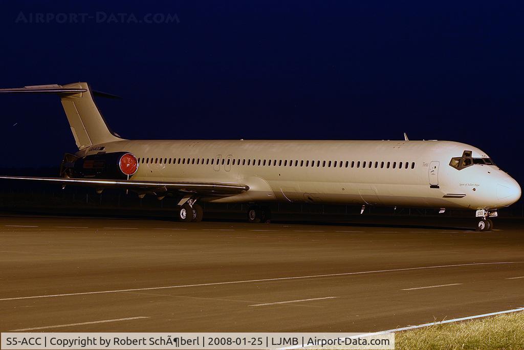 S5-ACC, 1982 McDonnell Douglas MD-82 (DC-9-82) C/N 48095, New slovenian airline!