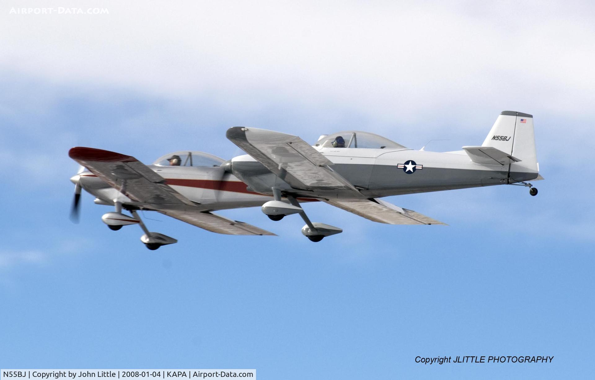 N55BJ, 1985 Vans RV-4 C/N 706, Formation Landing